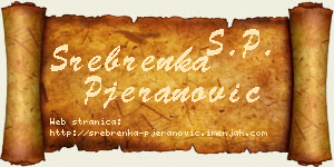 Srebrenka Pjeranović vizit kartica